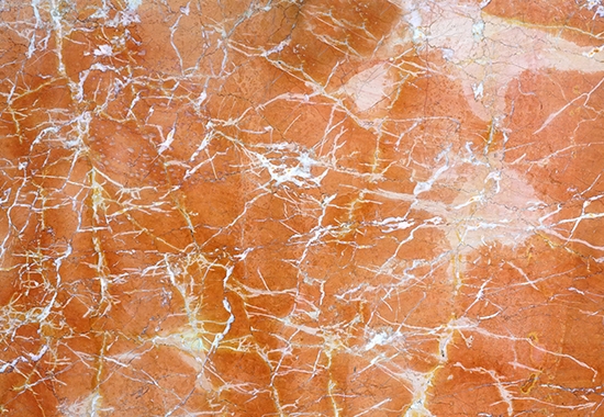 珊瑚紅（hóng）大理石